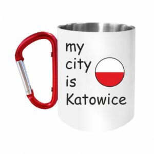 Kubki metalowe z uszkiem karabińczykiem