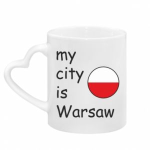 Kubki z uchwytem w kształcie serca