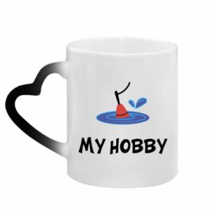 Kubki magiczne z uchwytem w kształcie serca