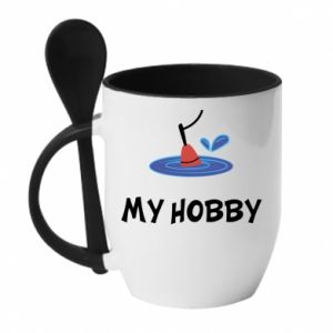 Kubki z ceramicznymi łyżkami