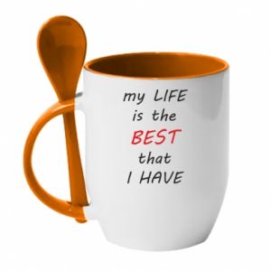 Kubki z ceramicznymi łyżkami