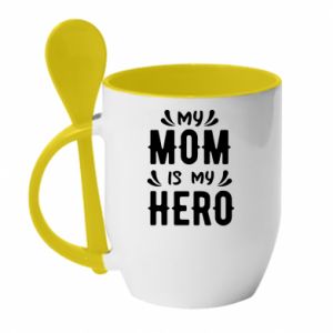 Kubki z ceramicznymi łyżkami