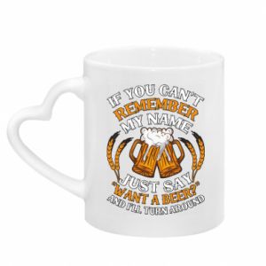 Kubki z uchwytem w kształcie serca