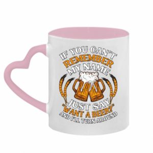 Kubki z uchwytem w kształcie serca dwukolorowe
