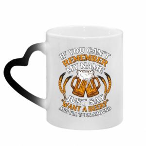 Kubki magiczne z uchwytem w kształcie serca