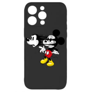 Etui na iPhone 15 Pro Myszka Miki i jej maska ​​na twarz