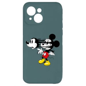 Etui na iPhone 15 Myszka Miki i jej maska ​​na twarz