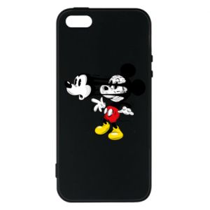 Etui na iPhone 5/5S/SE Myszka Miki i jej maska ​​na twarz