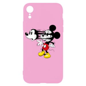 Etui na iPhone XR Myszka Miki i jej maska ​​na twarz