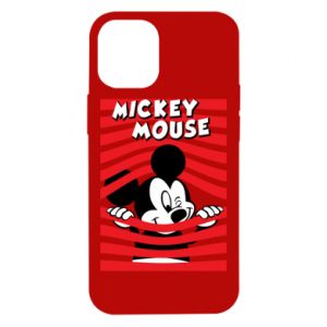 Etui na iPhone 12 Mini Myszka Miki i paski