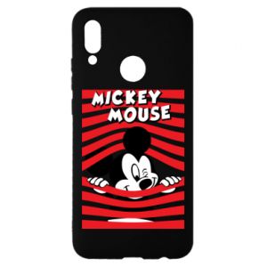 Etui na Huawei P Smart 2019 Myszka Miki i paski