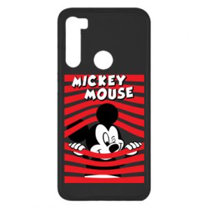 Etui na Xiaomi Redmi Note 8 Myszka Miki i paski