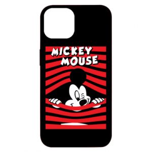 Etui na iPhone 13 Myszka Miki i paski