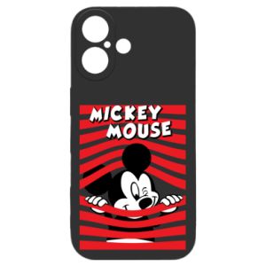 Etui na iPhone 16 Myszka Miki i paski