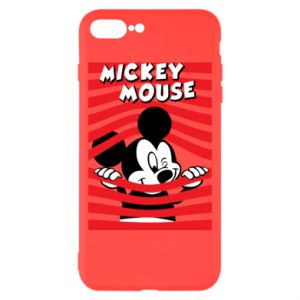 Etui na iPhone 8 Plus Myszka Miki i paski