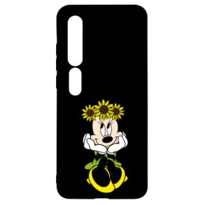 Etui na Xiaomi Mi10/10 Pro Myszka Minnie z kwiatami na głowie