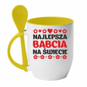 Kubki z ceramicznymi łyżkami