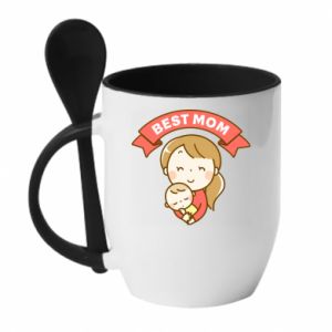 Kubki z ceramicznymi łyżkami