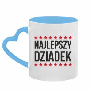 Kubki z uchwytem w kształcie serca dwukolorowe