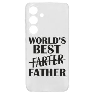 Etui na Samsung S24 na Dzień Ojca Najlepszy Ojciec Świata - PrintSalon Etui na Samsung S24 na Dzień Ojca Najlepszy Ojciec Świata