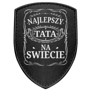 Naszywka tarcza dla taty Najlepszy tata na swiecie