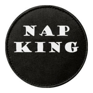 Naszywka okrągła dla męża Nap king