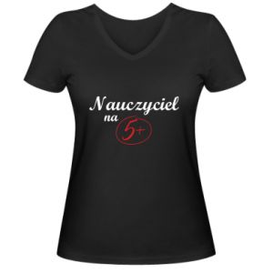 Koszulki V-neck damskie