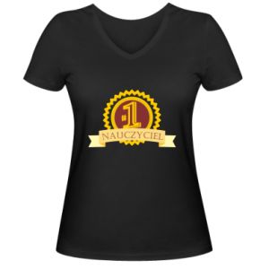 Koszulki V-neck damskie