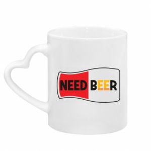 Kubki z uchwytem w kształcie serca