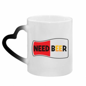 Kubki magiczne z uchwytem w kształcie serca