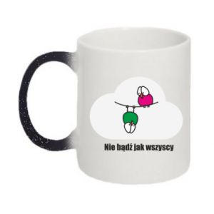 Kubki zmieniające kolor brokatowe