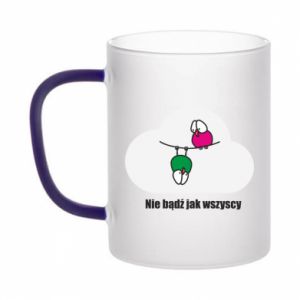 Kubki szronione dwukolorowe
