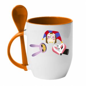 Kubki z ceramicznymi łyżkami