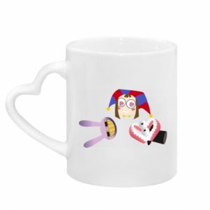 Kubki z uchwytem w kształcie serca