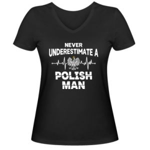 Koszulki V-neck damskie