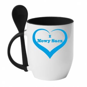 Kubki z ceramicznymi łyżkami