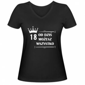 Koszulki V-neck damskie