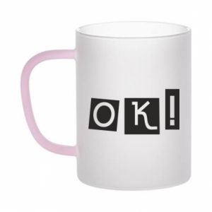 Kubki szronione dwukolorowe