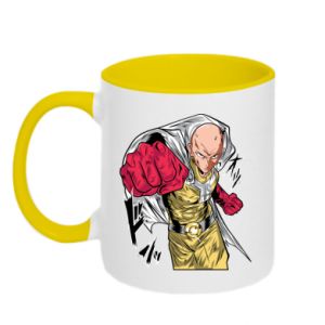 Kubek dwukolorowy One Punch Man uderza
