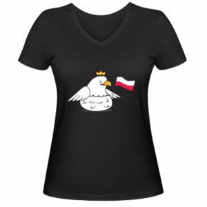 Koszulki V-neck damskie