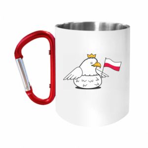 Kubki metalowe z uszkiem karabińczykiem