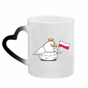 Kubki magiczne z uchwytem w kształcie serca