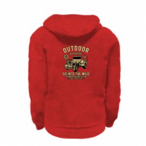 Bluza na zamek dziecięca Outdoor Adventure Jeep