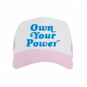 Czapki trucker dziecięce