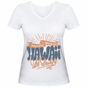 Koszulki V-neck damskie