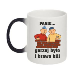 Kubek-zmieniający kolor brokatowy PANIE… gorzej było i brawo bili
