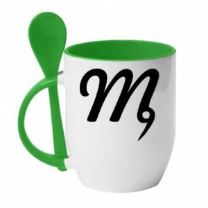 Kubki z ceramicznymi łyżkami