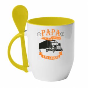 Kubki z ceramicznymi łyżkami