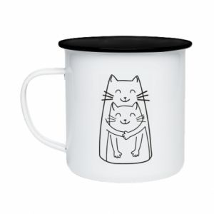 Kubki ceramiczne w stylu retro