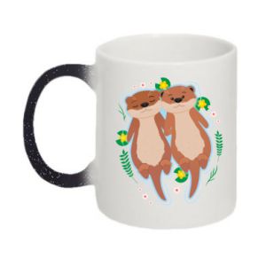 Kubki zmieniające kolor brokatowe